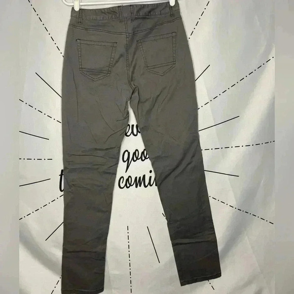 Merona Women’s Gray Straight Fit 2 Stretch Pants - Picture 4 of 5